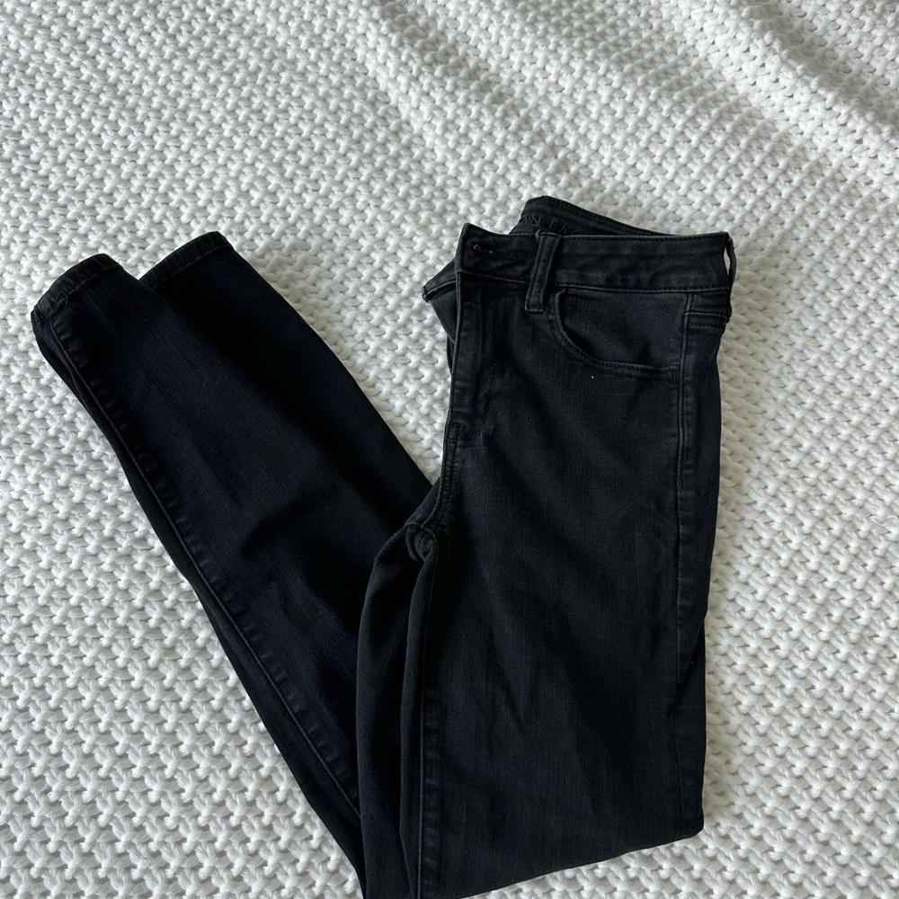 AE black skinny jeans